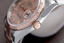 Rolex Datejust 116231-0096 Steel and Rose Gold 36mm Watch Pink Index Dial Oyster Band