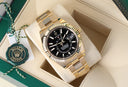 Rolex Sky-Dweller 42mm Oyster 326938 Yellow Gold Watch Black Index Dial Never Worn
