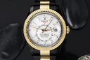 Rolex Sky-Dweller 326933 Oyster Band Black PVD/DLC Coated 18K Yellow Gold & Steel Watch