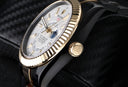 Rolex Sky-Dweller 326933 Oyster Band Black PVD/DLC Coated 18K Yellow Gold & Steel Watch