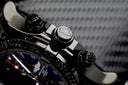 Breitling Super Avenger Chronograph A13370 PVD/DLC Coated with 3ct Black Genuine Diamonds on a Bezel Steel Watch
