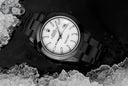 Rolex 41mm Datejust Black PVD/DLC Watch Oyster Band White Dial
