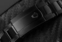 Rolex 41mm Datejust Black PVD/DLC Watch Oyster Band Blue Dial