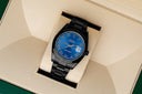 Rolex 41mm Datejust Black PVD/DLC Watch Oyster Band Blue Dial