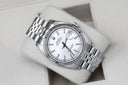 Rolex Datejust 36mm 116234-0088 Steel & White Gold Watch White Index Dial Jubilee Bracelet