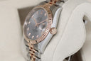 Rolex Datejust 116231-0100 Steel and Rose Gold 36mm Watch Factory Grey Diamond Dial Jubilee  Band