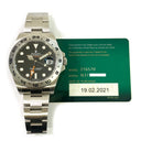 Rolex Explorer II Stainless Steel Watch 42mm Oyster 216570 Black Dial 2021