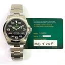 Rolex Air-King Oyster 126900  Stainless Steel Black Arabic Dial Men's Watch 2024