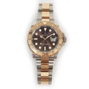 Rolex Yacht-Master 116621 Stainless Steel Rose Gold Chocolate Dial Watch 2017