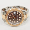 Rolex Yacht-Master 116621 Stainless Steel Rose Gold Chocolate Dial Watch 2017