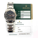 Rolex Datejust Turn-0-Graph 116264 36mm White Gold with Black Dial Watch 2007