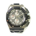 Audemars Piguet Royal Oak Offshore 26400IO.OO.A004CA.01 Titanium With Black Rubber Watch Grey Dial 2020