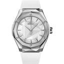 Hublot Classic Fusion 550.NS.2200.RW.ORL20 Titanium White 40 mm White Dial White Rubber Strap Watch 2024