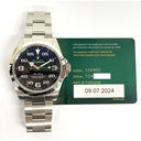 Rolex Air-King Men's Watch 40mm Stainless Steel Oyster  in Black Arabic Dial 2024
