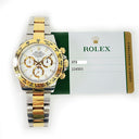 Rolex Daytona 40mm 116503  Steel & Yellow Gold Watch  White Dial