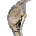 Rolex Datejust 31mm 178273 Champagne Flower Dial Oyster Bracelet Two Tone Watch
