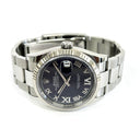 Rolex Datejust 36 126234 Oyster Stainless Steel with Purple Roman Diamond “VI” and “IX” Dial Watch 2021