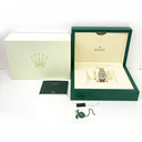 Rolex Datejust 116285BBR 36mm Rose Gold with Zebra Pattern Diamond Dial Watch