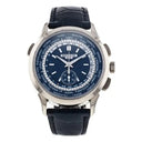 Patek Philippe World Time 5930G-001 39.5mm white gold with Blue Dial Watch