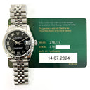 Rolex Datejust 31 278274-0002 Jubilee Stainless Steel with Black Roman Dial Watch 2024