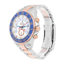 Rolex Yacht-Master II 18k 116681 Rose Gold/Steel White Dial Mens 44mm Watch
