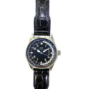 IWC Pilot Worldtimer  IW326201 Stainless Steel with Black Crocodile Leather Watch 2018