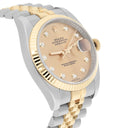 Rolex Datejust 36 Gold & Steel 116233 Champagne Diamond Dial Jubilee Watch B/P