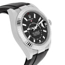 Rolex Sky-Dweller 42mm 336239-0002 White Gold Black Dial Oysterflex Strap
