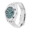 Rolex Sky-Dweller Jubilee 42mm Stainless Steel Green Dial Fluted 336934 Unworn