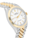 Rolex Datejust 36 18K Yellow Gold Fluted Bezel White Index Dial Jubilee Stainless Steel 126233 - 2020