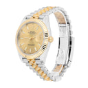 Rolex Datejust 126333-0010 41mm Champagne Index Dial 2tone Watch Jubilee Band 2022