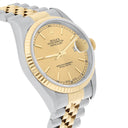 Rolex Datejust 36mm Two Tone Champagne Dial Jubilee 16233 Circa 1995