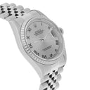Rolex Datejust 36mm Stainless Steel Watch Silver Roman Dial 16220 Circa 1997