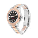 Rolex Yacht-Master 40 Two Tone Rose Black Dial Men's Watch 126621 Complete