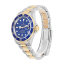 Rolex Submariner 18k Yellow Gold/Steel Blue Dial Mens Watch 16613 Circa 2005