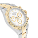 Rolex Daytona 116523 Stainless Steel Yellow Gold White Dial Mens Watch