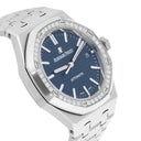 Audemars Piguet Royal Oak 15451ST.ZZ.1256ST.03 Automatic Factory Diamond Bezel Blue Dial 37mm Watch