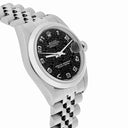 Rolex Datejust 31mm 78240 Black Arabic Dial Stainless Steel Watch Circa 2000