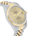 Rolex Datejust 36mm Two Tone Champagne Index Dial Jubilee 16233 Circa 1995