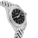 Rolex Datejust 31mm 68274 Black Index Dial Stainless Steel Watch W/G Bezel Circa 1986