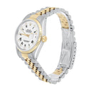Rolex Datejust 36mm Two Tone White Diamond Dial Jubilee 16233 Complete 1992