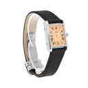 Cartier Tank Must De 2416 Quartz 22mm Silver Swiss Watch New Leather Strap