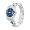Rolex Datejust 31mm 68274 Blue Index Dial Stainless Steel Watch W/G Bezel Circa 1997