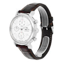 IWC Portofino Chronograph IW391027 42.00mm Silver Dial Leather Strap Stainless Steel Watch