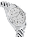 Rolex Datejust 36mm Stainless Steel 16014 Silver Linen Dial, Circa 1987