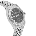 Rolex Datejust 31mm 68274  Grey Tapestry Dial Steel Watch W/G Bezel Circa Ladies - 1990