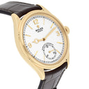 Rolex 1908 White Dial 18K Yellow Gold Watch Leather Strap 52508 Box/ Papers 2024