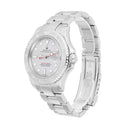 Rolex Yacht-Master 40mm 16622 Stainless Steel Watch Platinum Dial Platinum Bezel Complete