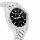 Unworn Rolex Datejust Black 36mm Stainless Steel Jubilee Watch 126234 Complete