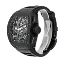 Richard Mille RM 011 Black Phantom PVD Ceramic Carbon Rubber Watch Complete